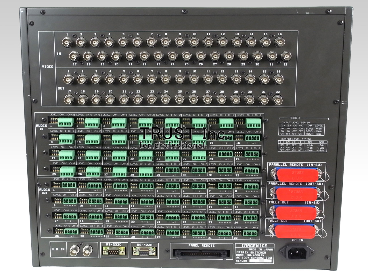 SW-4000AV / Matrix Switcher【中古放送用・業務用 映像機器