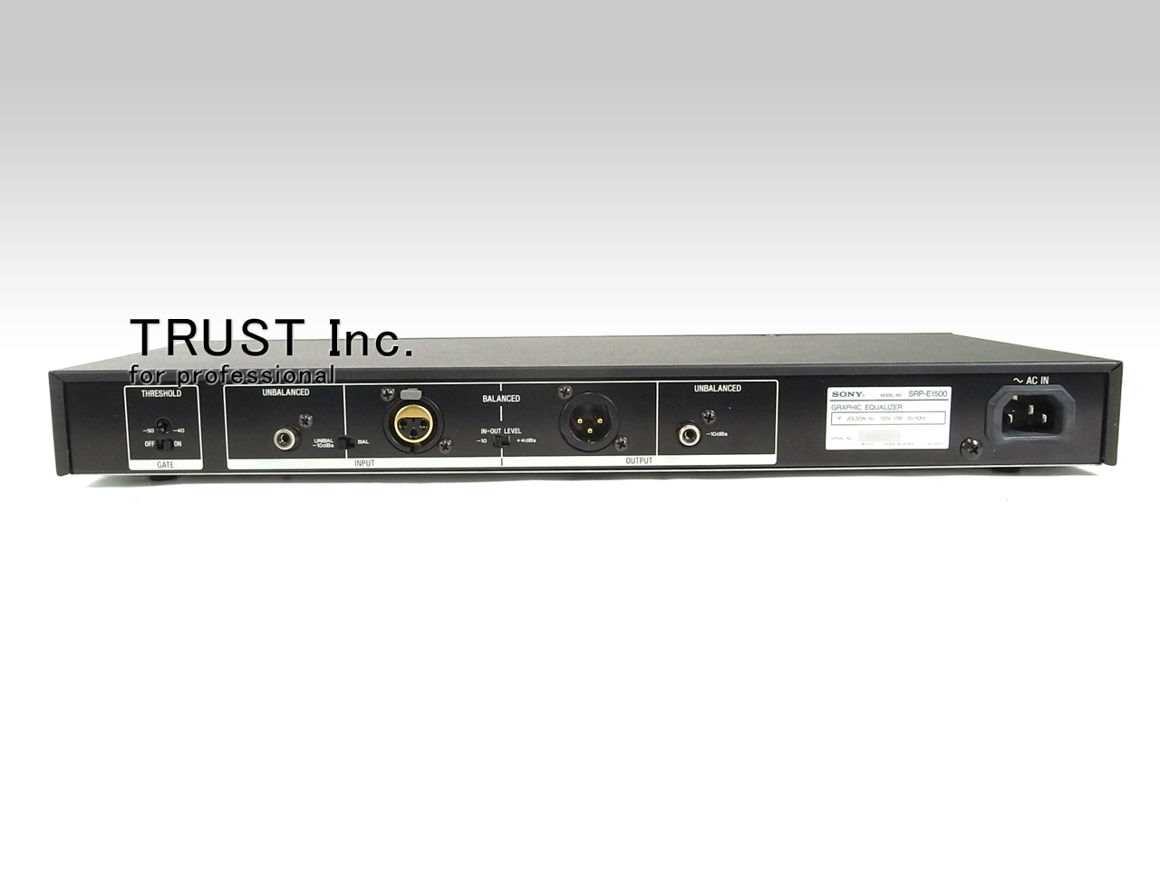 SRP-E1500 / Graphic Equalizer【中古放送用・業務用 映像機器・音響
