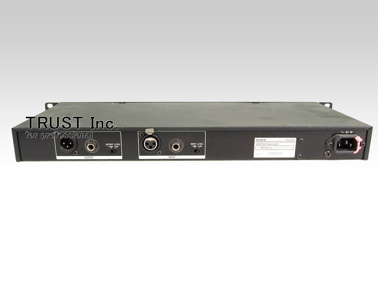 MU-E311 / Graphic Equalizer【中古放送用・業務用 映像機器 MU-E311 / Graphic Equalizer【中古放送用・業務用 映像機器