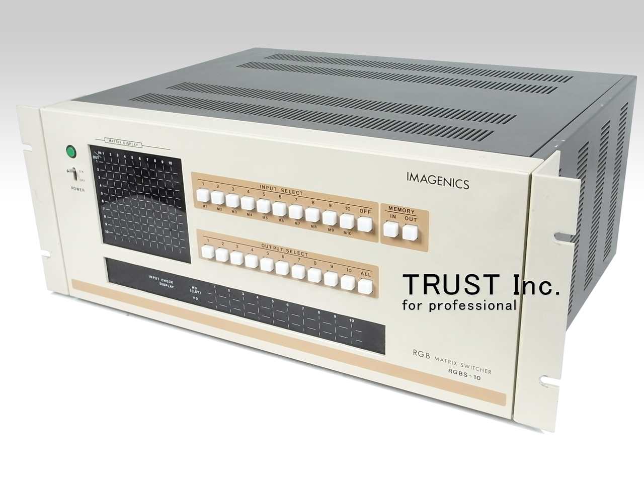 RGBS-10 / RGB Matrix Switcher【中古放送用・業務用 映像機器