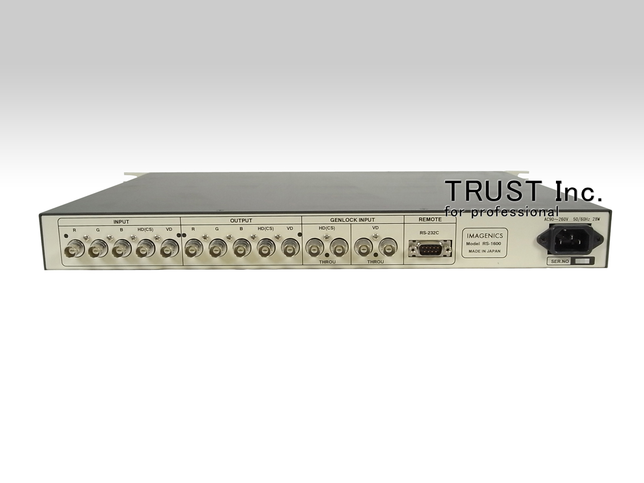 RS-1530A RGB入力-DVI出力フレームシンクロナイザ IMAGENICS