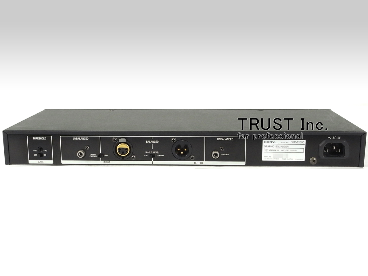 SRP-E1500 / Graphic Equalizer【中古放送用・業務用 映像機器・音響