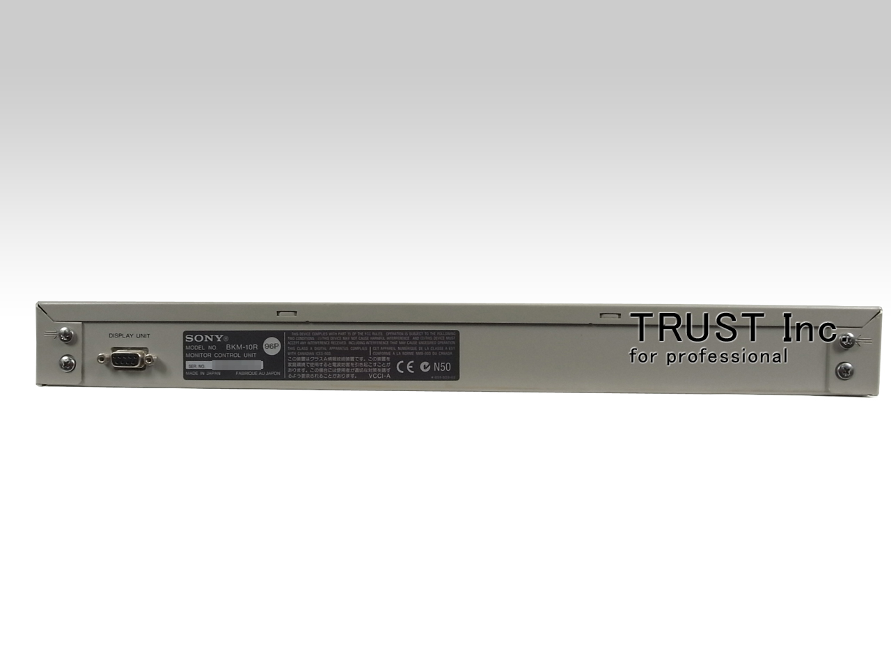 【レア】 SONY BKM-10R オーディオ機器 BKM-10R / Monitor Control unit【中古放送用・業務用 映像機器・音響