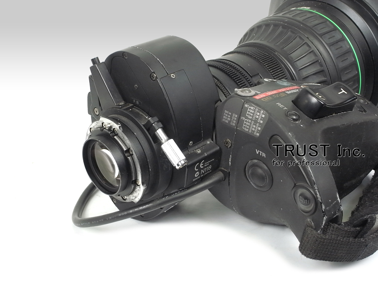 Canon カムコーダーレンズ J21a×7.8B4 IRS SX12 ジャンク品