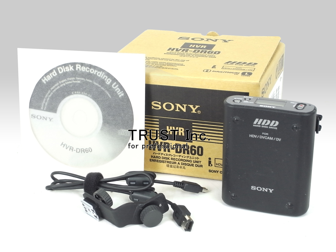 sony hvr-dr60 外部レコーダー　付属品あり