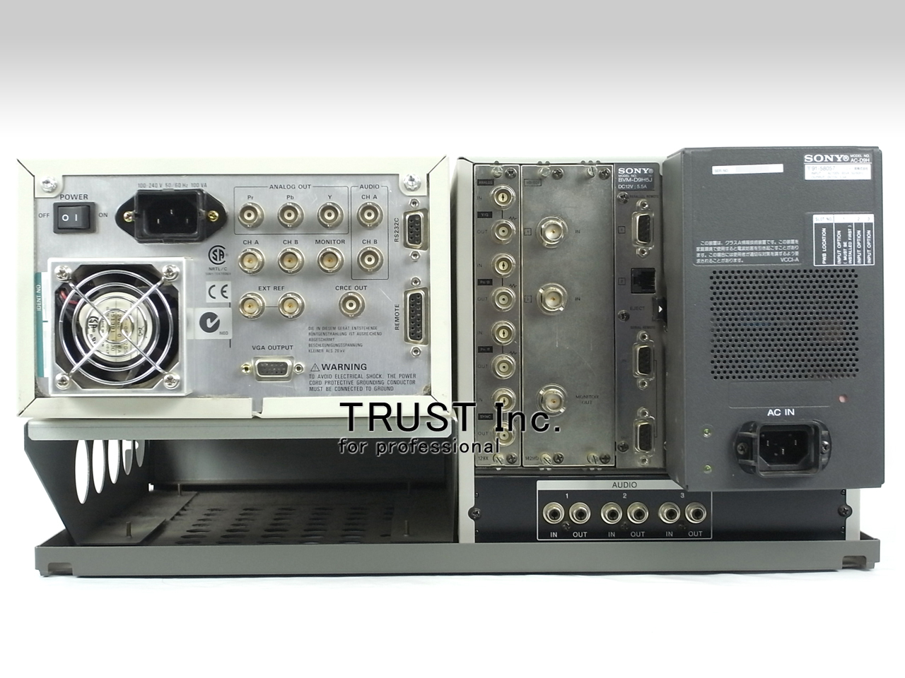 SONY 放送用 ９型 HDマスターモニター BVM-D9H5J 電源&ケース付 SONY 放送用 9型 HDマスターモニター BVM-D9H5J 電源&ケース付