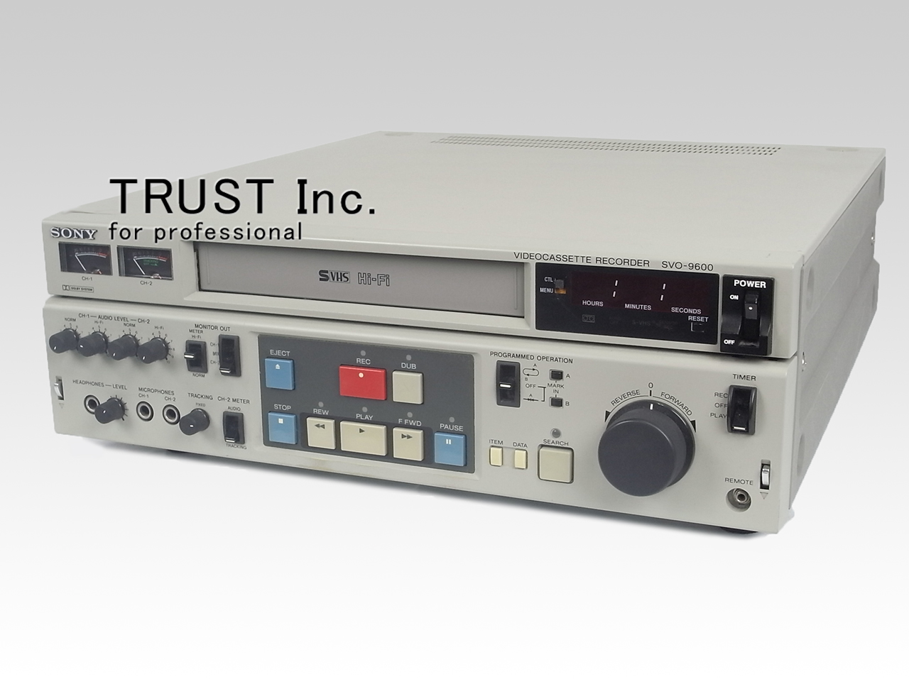 SVO-9600 / S-VHS Recorder【中古放送用・業務用 映像機器・音響機器の店 - トラスト株式会社】
