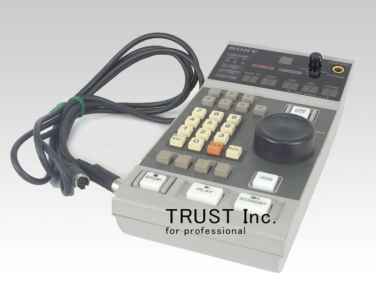 SONY CDプレーヤー CDP-3100 コントロールユニットCDS-3100 CDS-3100 / CD Player Remote Controller for CDP-3100【中古放送用