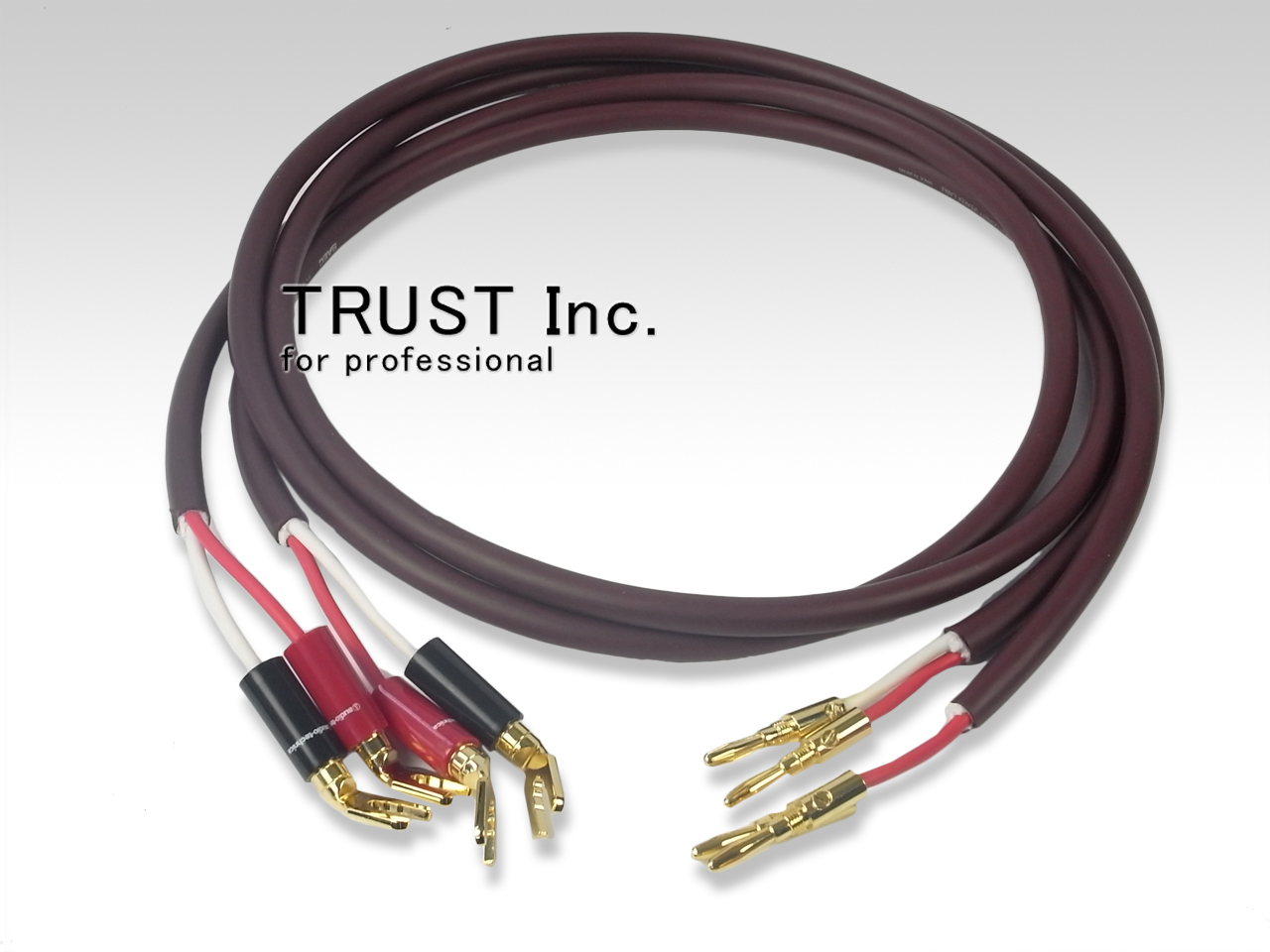 人気沸騰ブラドン chimairaSAEC サエク SPC-850 PC-Triple C導体 2本ペア ベリリウム銅製 ロジウムメッキ  バナナプラグ付 スピーカーケーブル