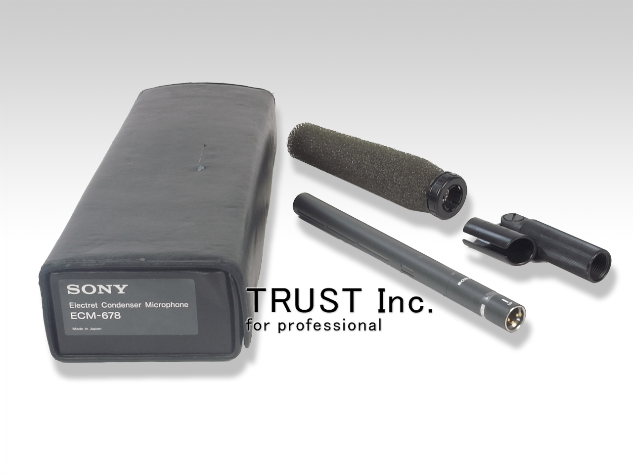 ECM-678 / Electret Condenser Microphone【中古放送用・業務用 映像