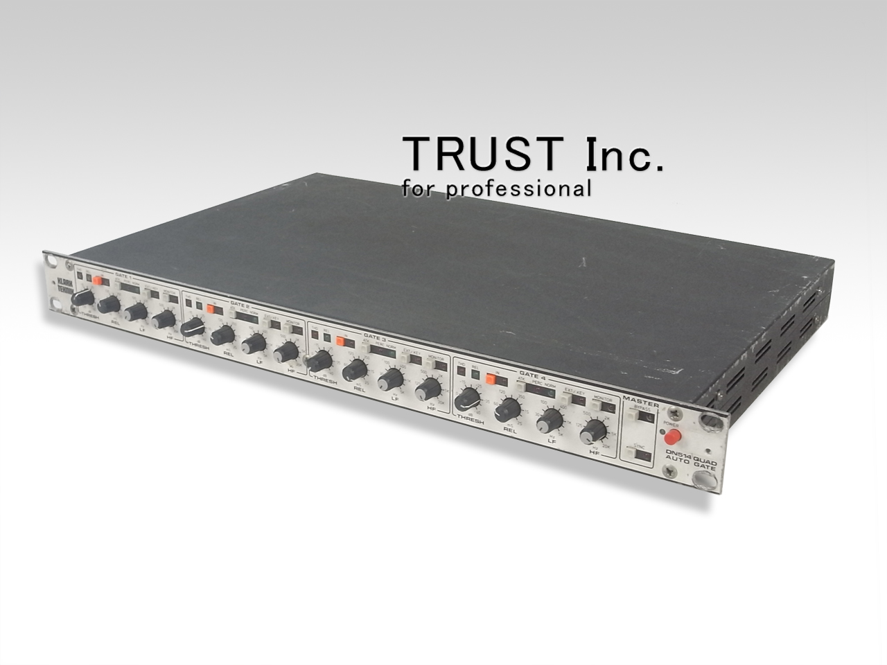 クラークテクニック ゲート DN514 ノイズゲート 動作確認済み 希少品 DN514 / QUAD AUTO GATE【中古放送用・業務用 映像機器・音響機器の店