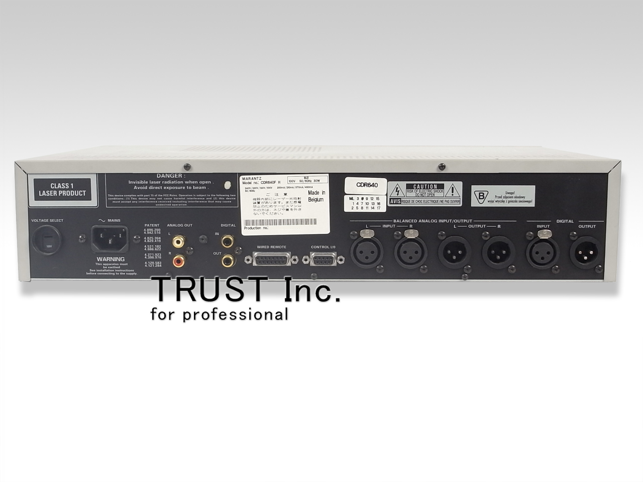 marantz マランツ 及び CDR640F 業務用CDレコーダー リモコン