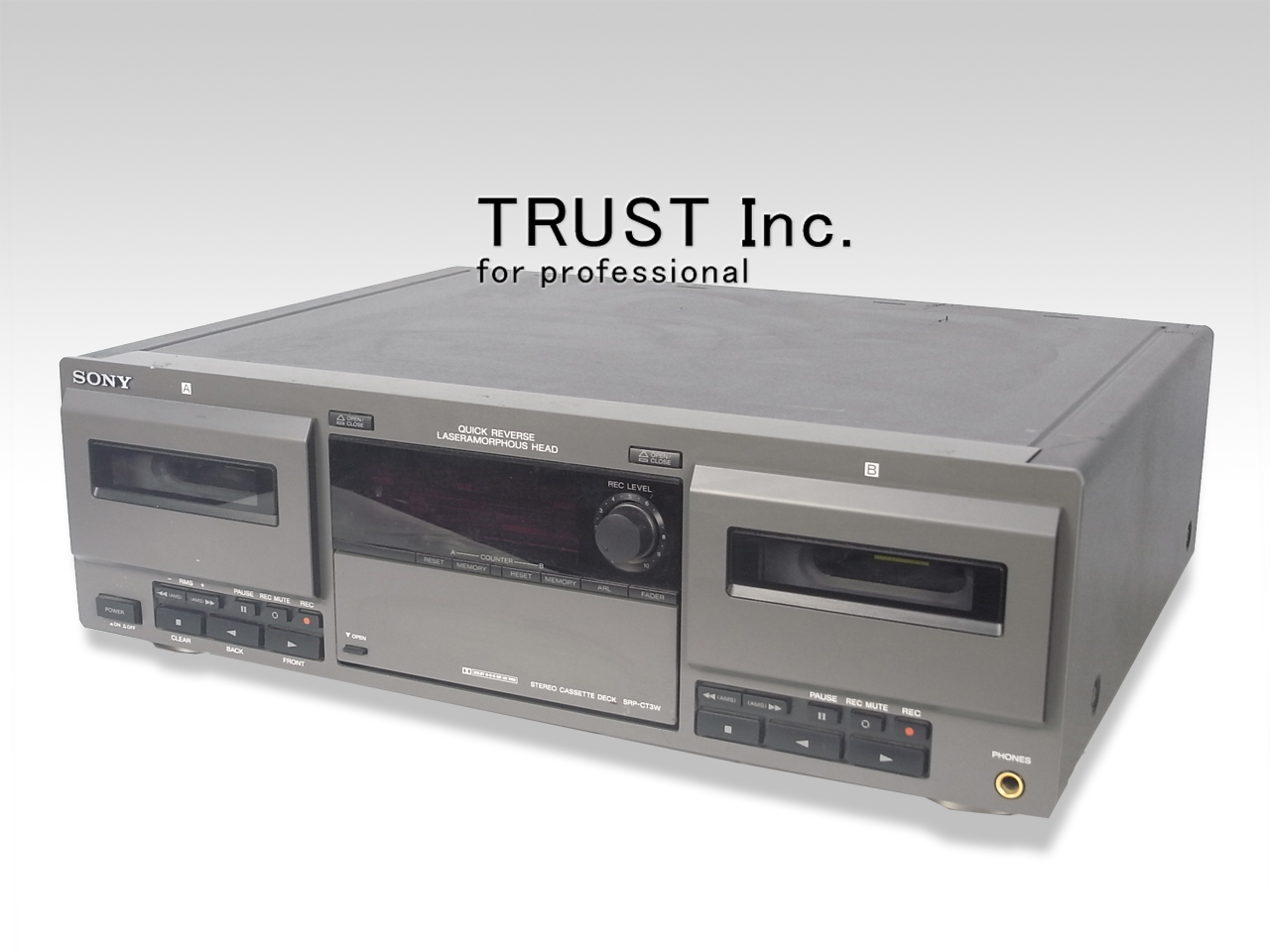 その他 SONY SRP CT3W SRP-CT3W / Stereo Cassette Deck【中古放送用・業務用 映像機器・音響