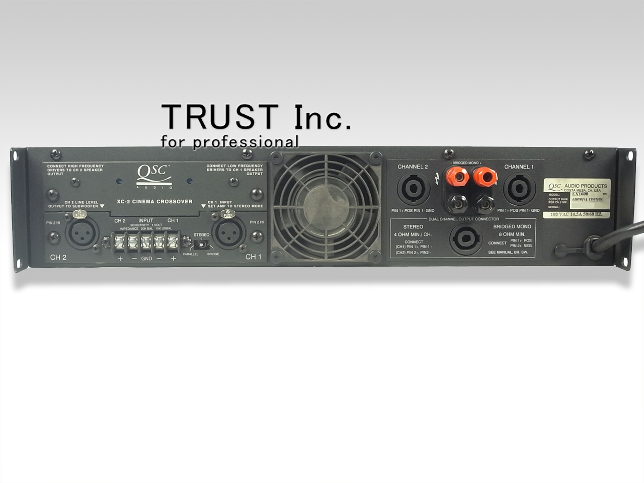 タイムセール中]QSC USA 900 パワーアンプ PAスタジオ ハイファイ