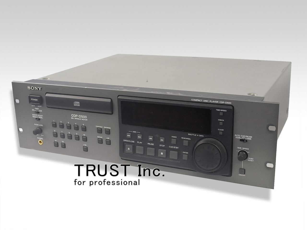 CDP-D500 / CD PLAYER【中古放送用・業務用 映像機器・音響機器の店