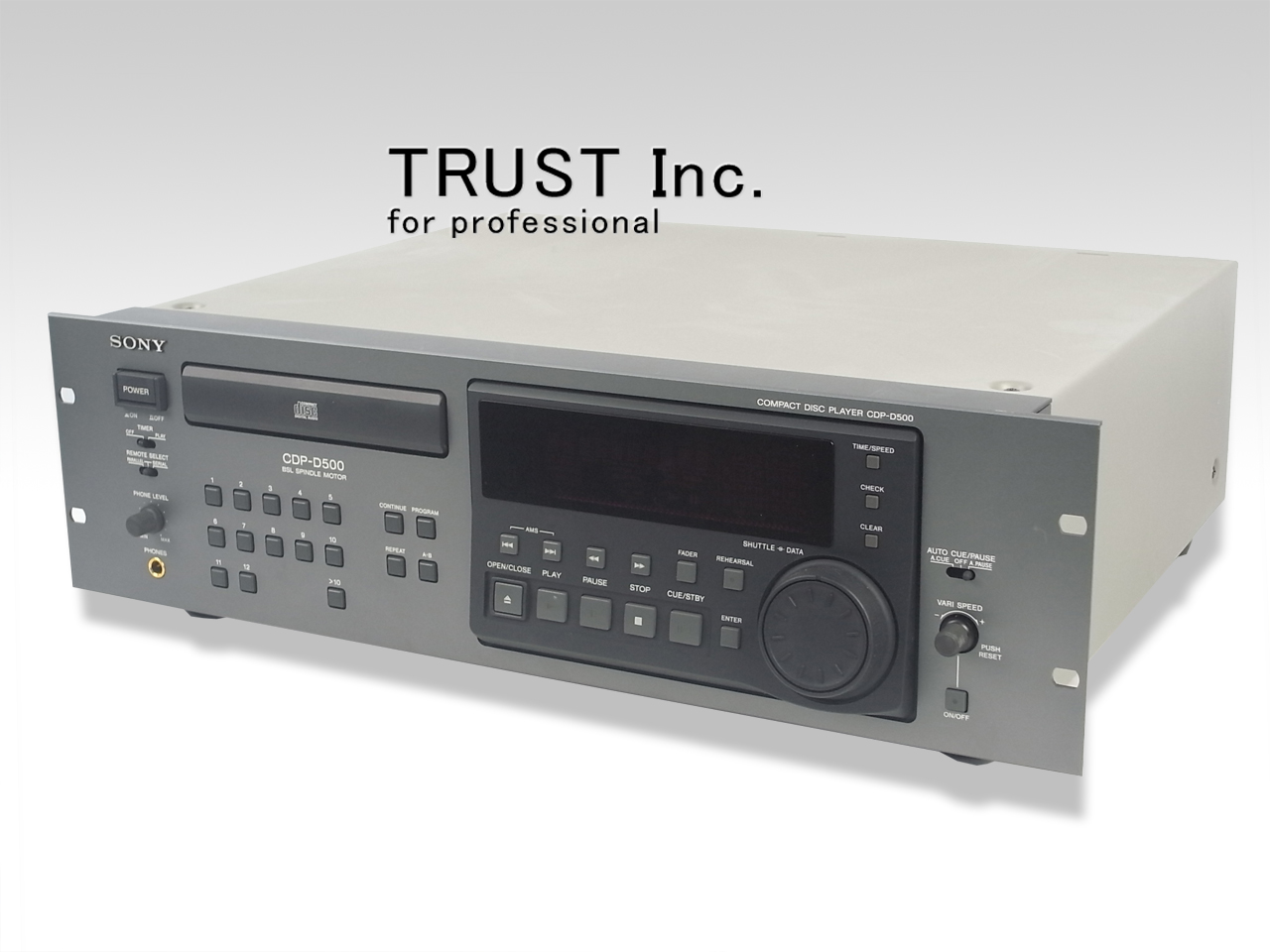 CDP-D500 / CD PLAYER【中古放送用・業務用 映像機器・音響機器の店