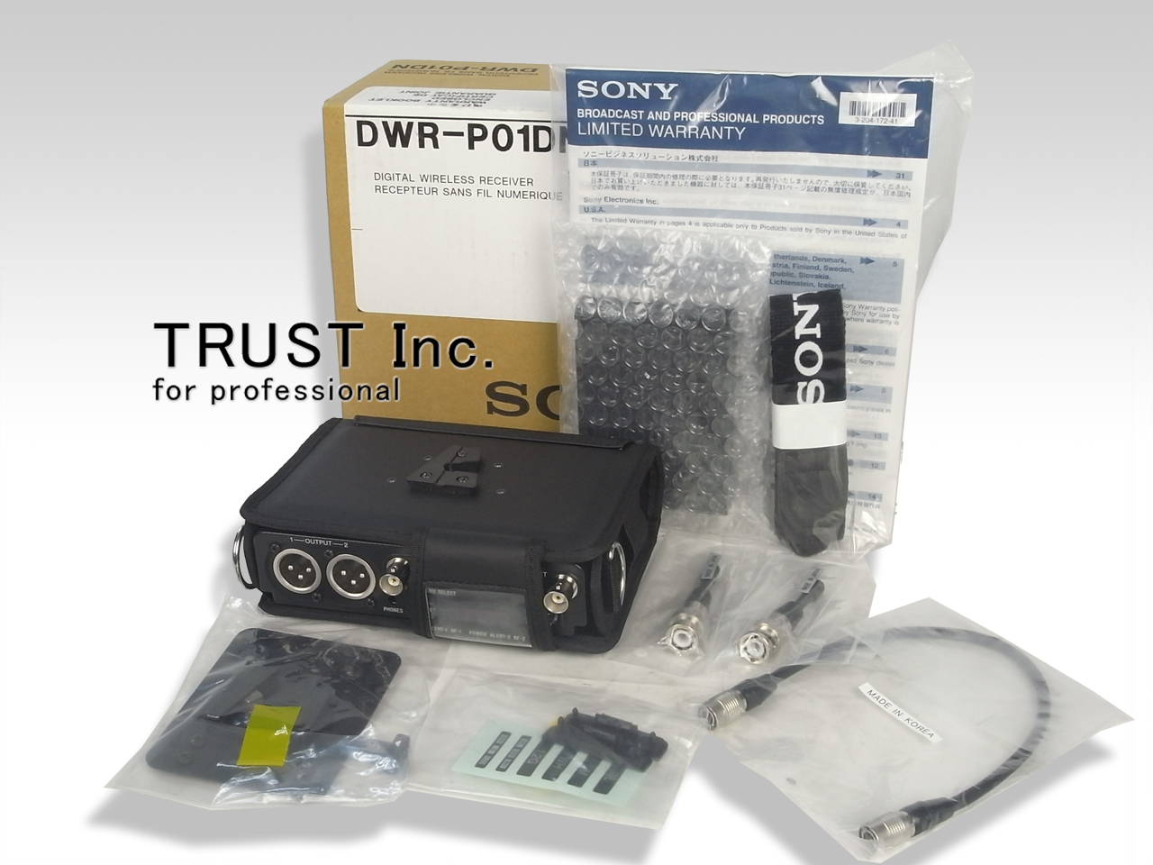 DWR-P01DN/G / DIGITAL WIRELESS RECEIVER【中古放送用・業務用 DWR-P01DN/G / DIGITAL WIRELESS RECEIVER【中古放送用・業務用