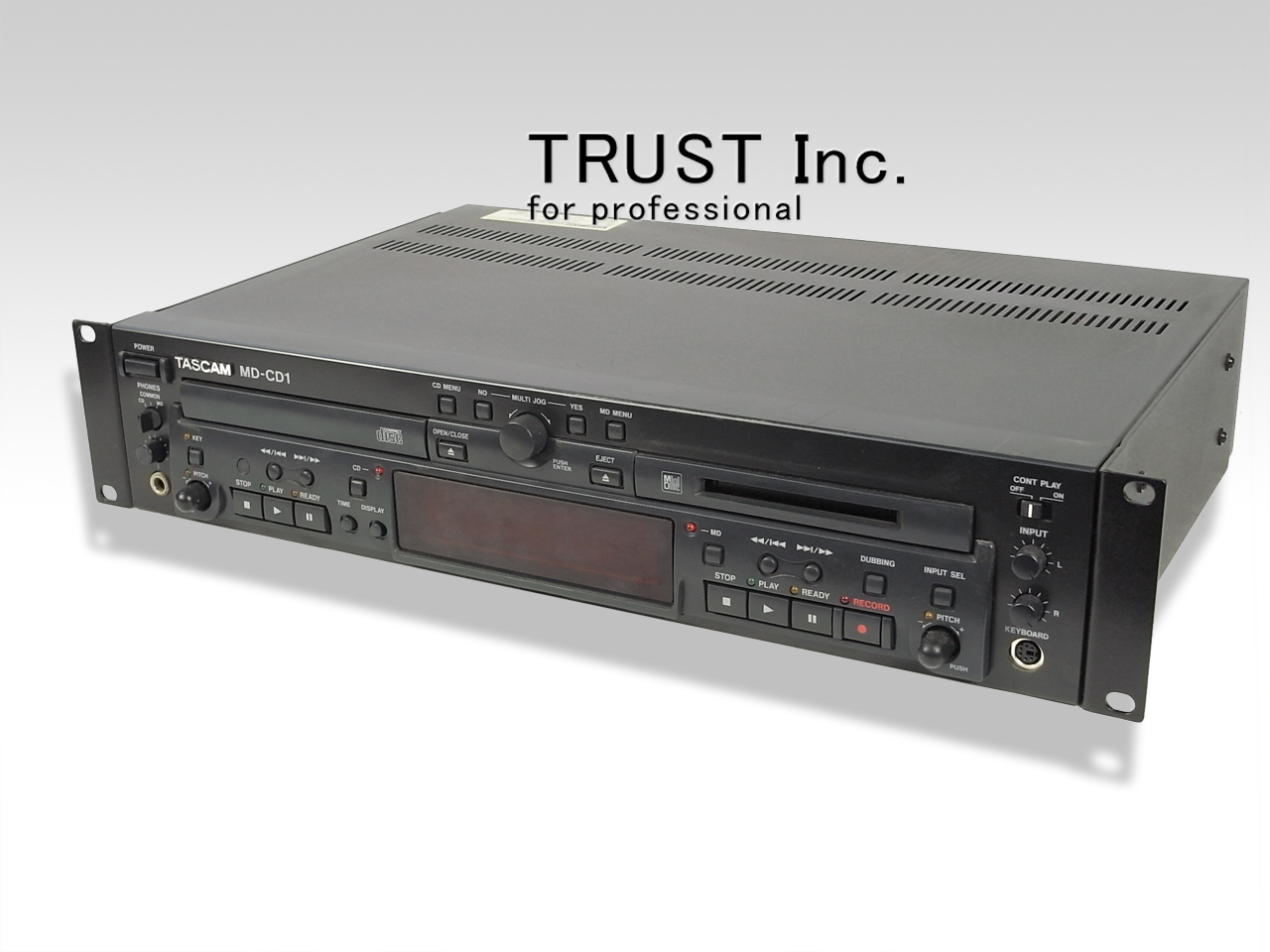 MD-CD1 / MD/CD Deck【中古放送用・業務用 映像機器・音響機器の MD-CD1 / MD/CD Deck【中古放送用・業務用 映像機器・音響機器の