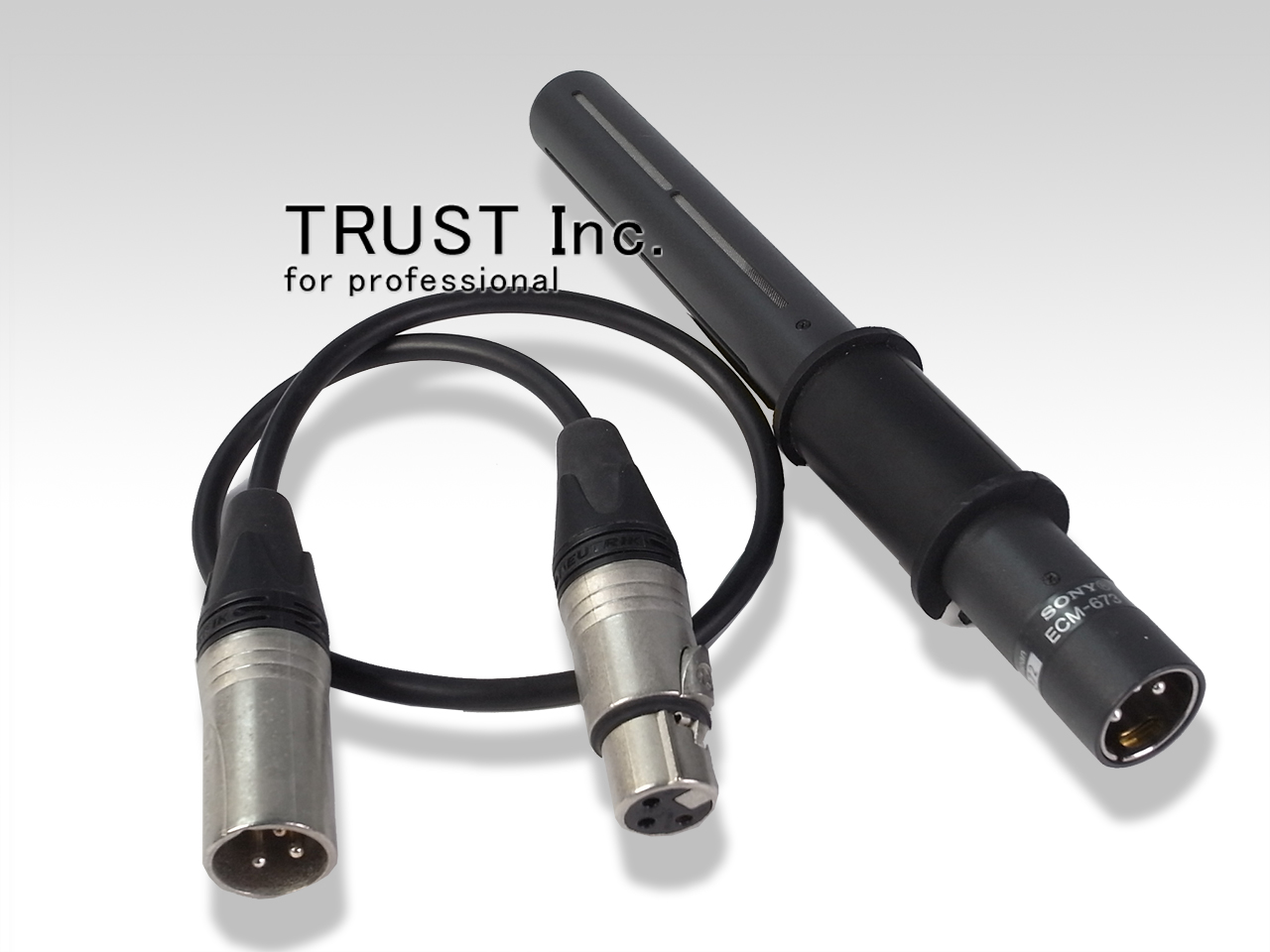 SONY ECM-673 マイク 本体 ウィンドスクリーン付き