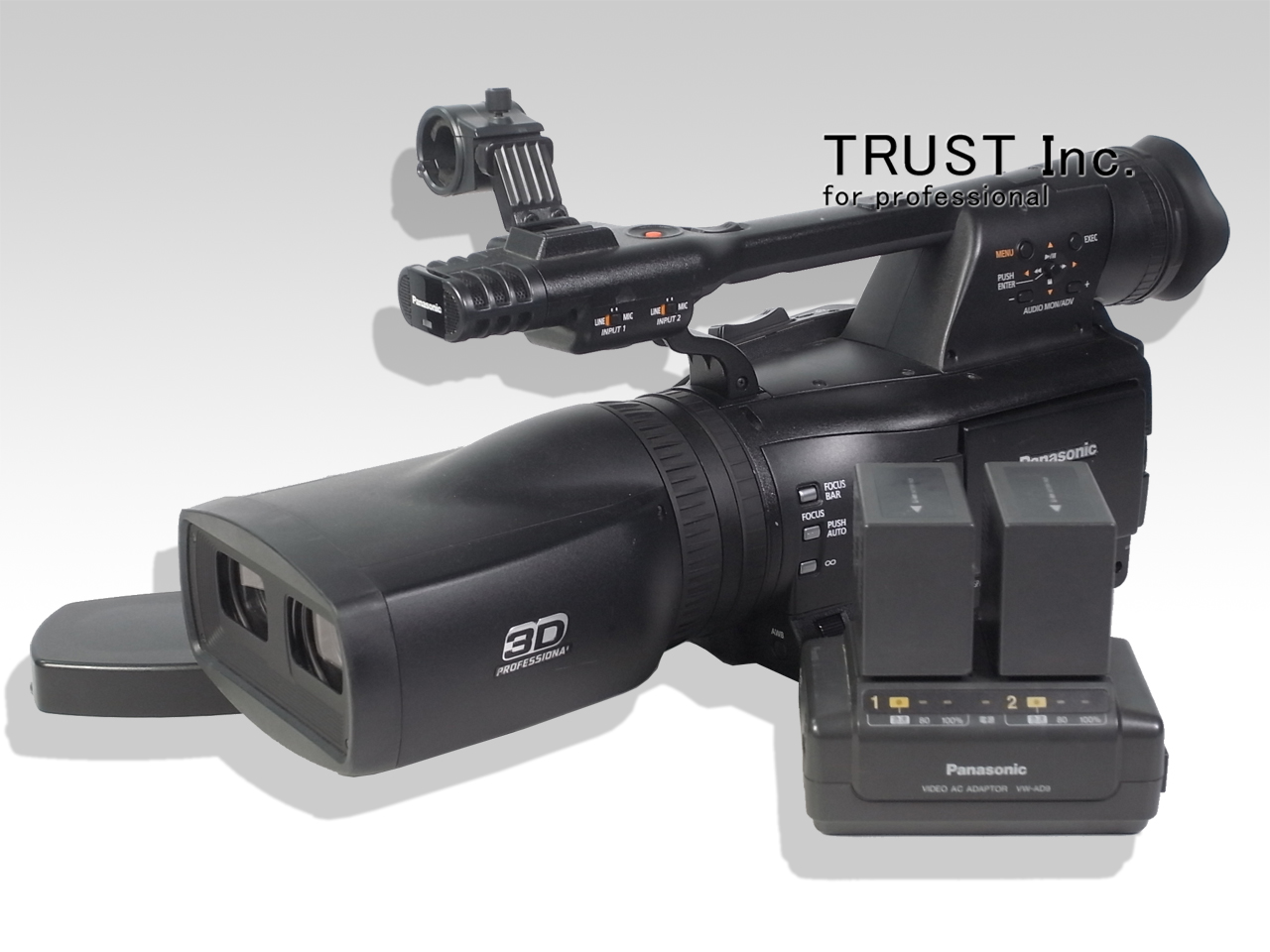 Panasonic業務用3DビデオカメラAG-3DA1