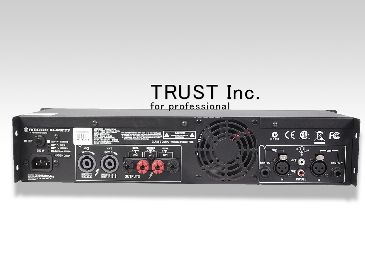 Amcron アムクロン XLS1500 パワーアンプ AlconsAudio導入事例をご紹介