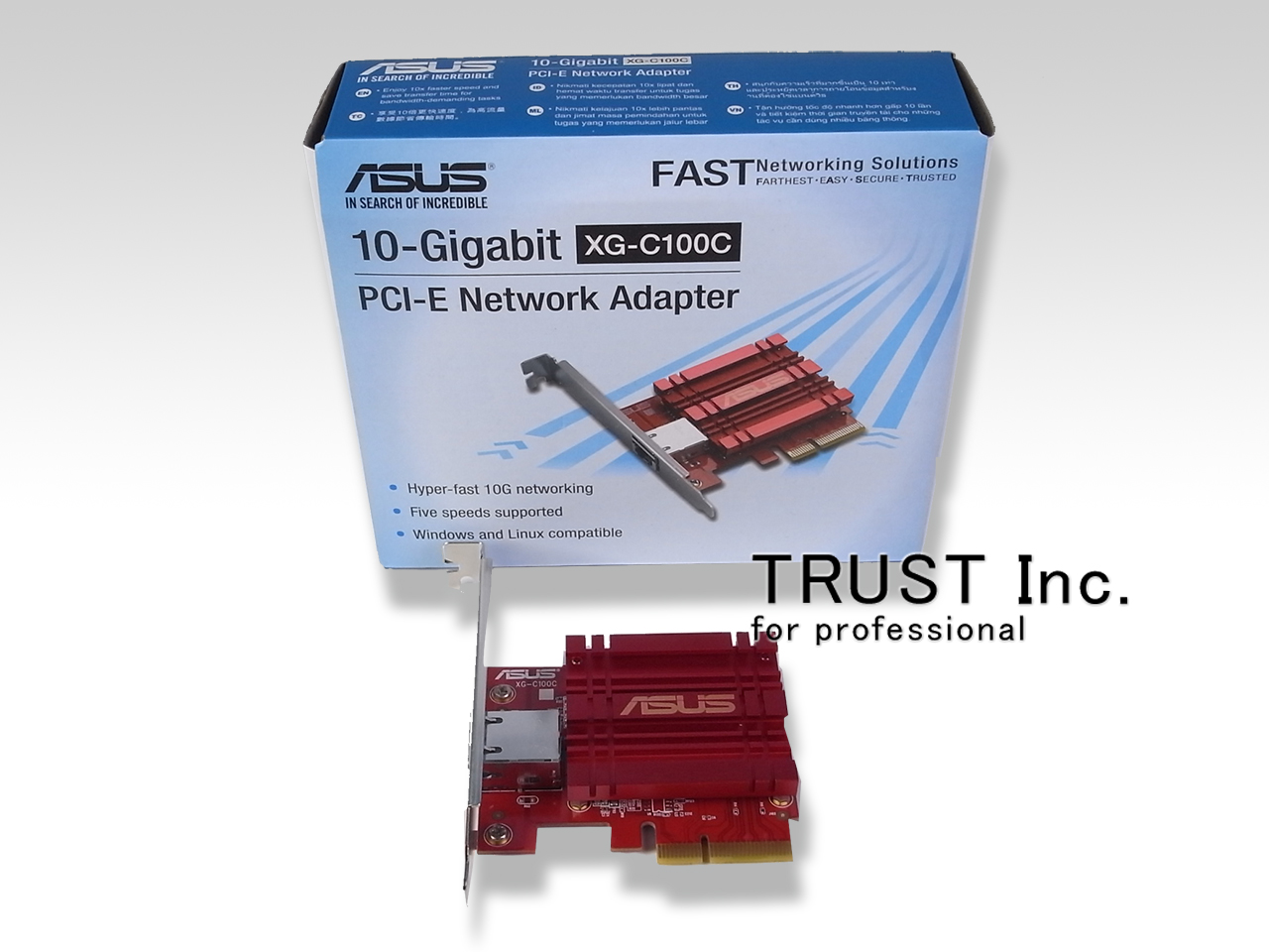ASUS 5スピード 10GBase-T Expressネットワークアダプター Amazon | ASUS 5スピード(10G/5G/2.5G/1G/100Mbps) 対応 10GBase