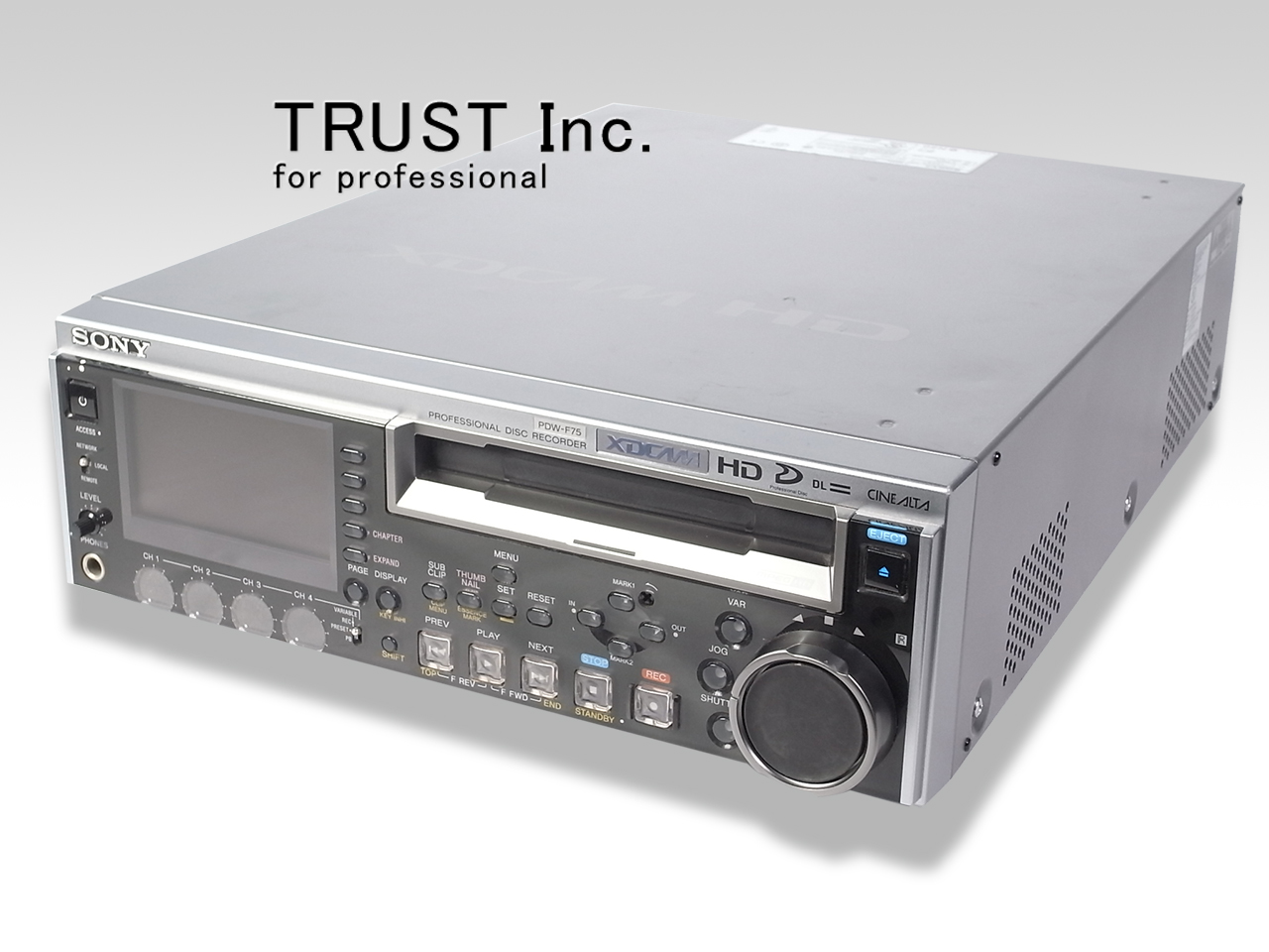 PDW-F75 / XDCAM HD Recorder【中古放送用・業務用 映像機器・音響機器