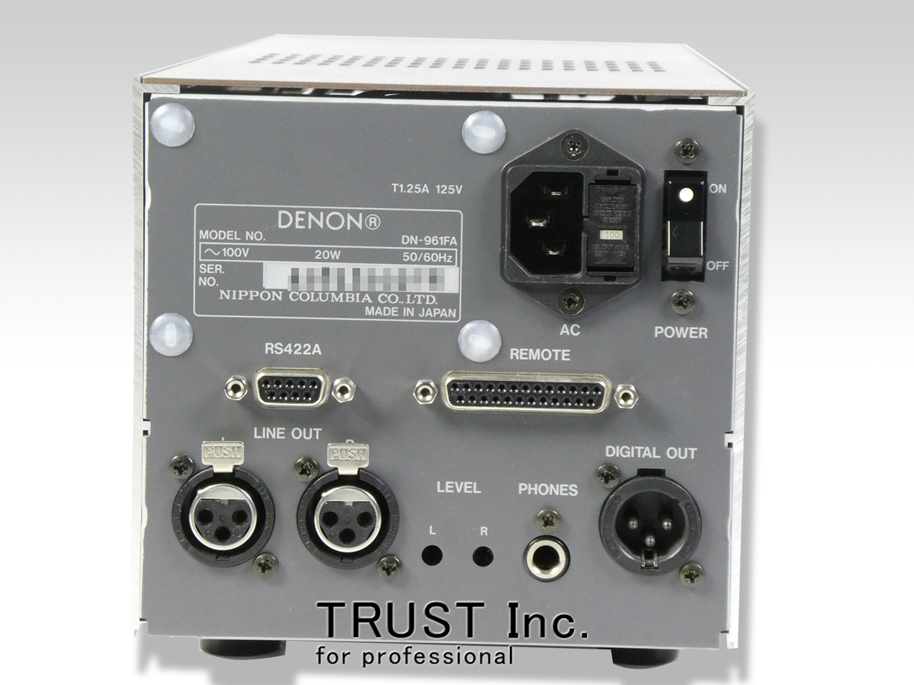 DN-961FA / CD Player【中古放送用・業務用 映像機器・音響機器 DN-961FA / CD Player【中古放送用・業務用 映像機器・音響機器