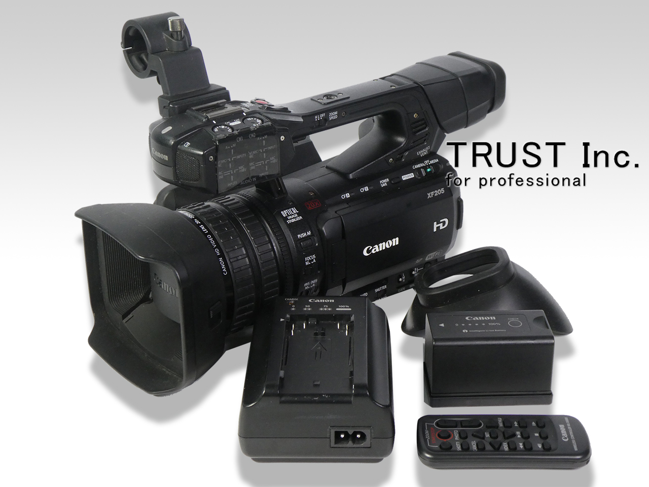 ジャンク　Canon XF205 業務用ビデオカメラ XF205 / Digital Video Camera【中古放送用・業務用 映像機器・音響