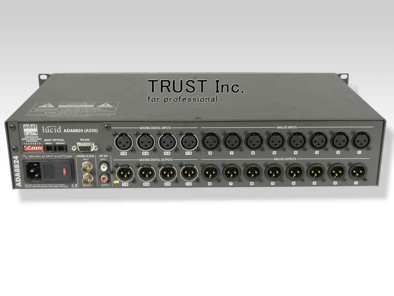 BEHRINGER ADA8000 A/D D/Aコンバーター本体のみ インターフェース