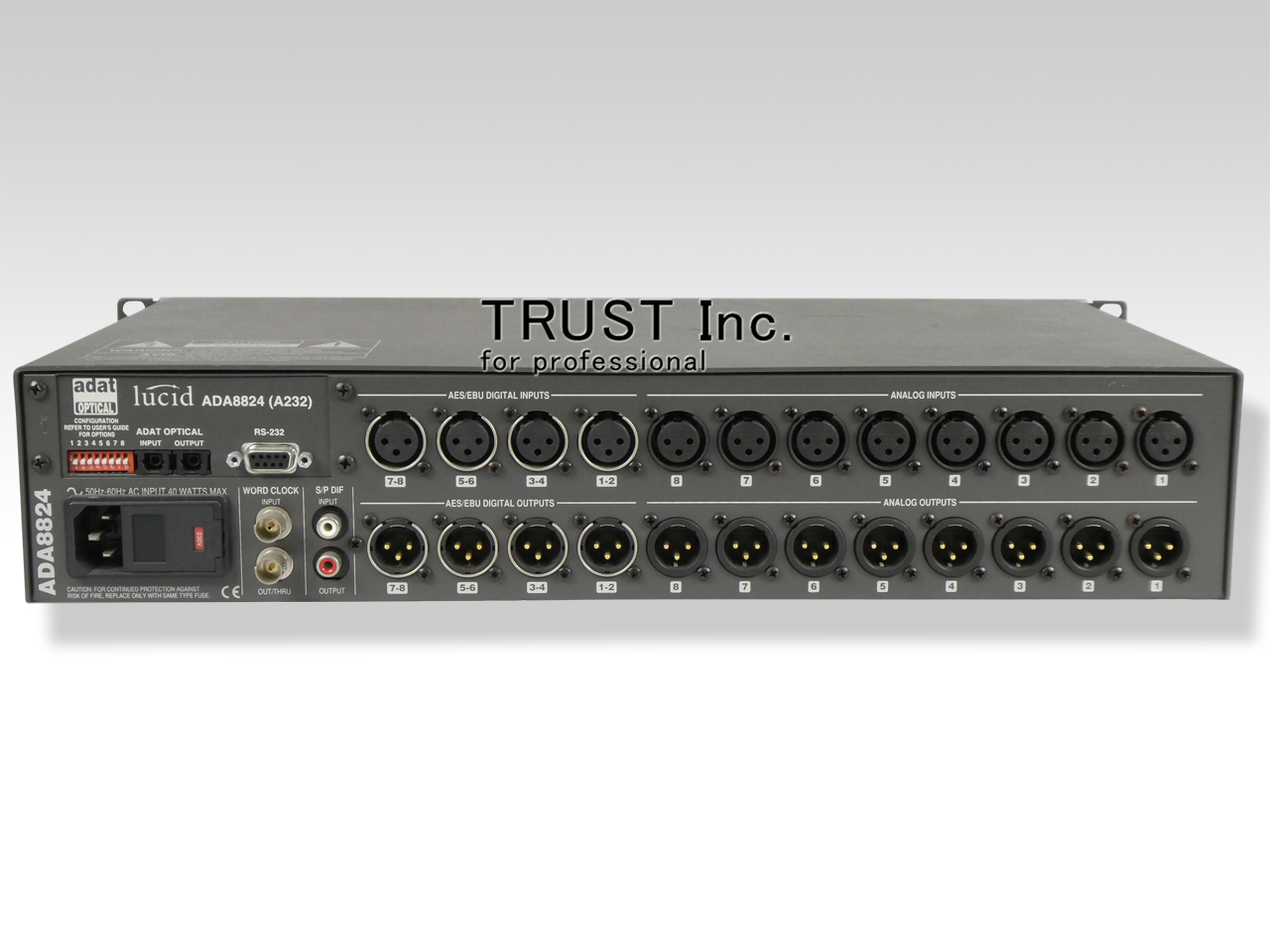 ADA8824(232) / AD/DA Converter【中古放送用・業務用 映像機器・音響機器の店 - トラスト株式会社】