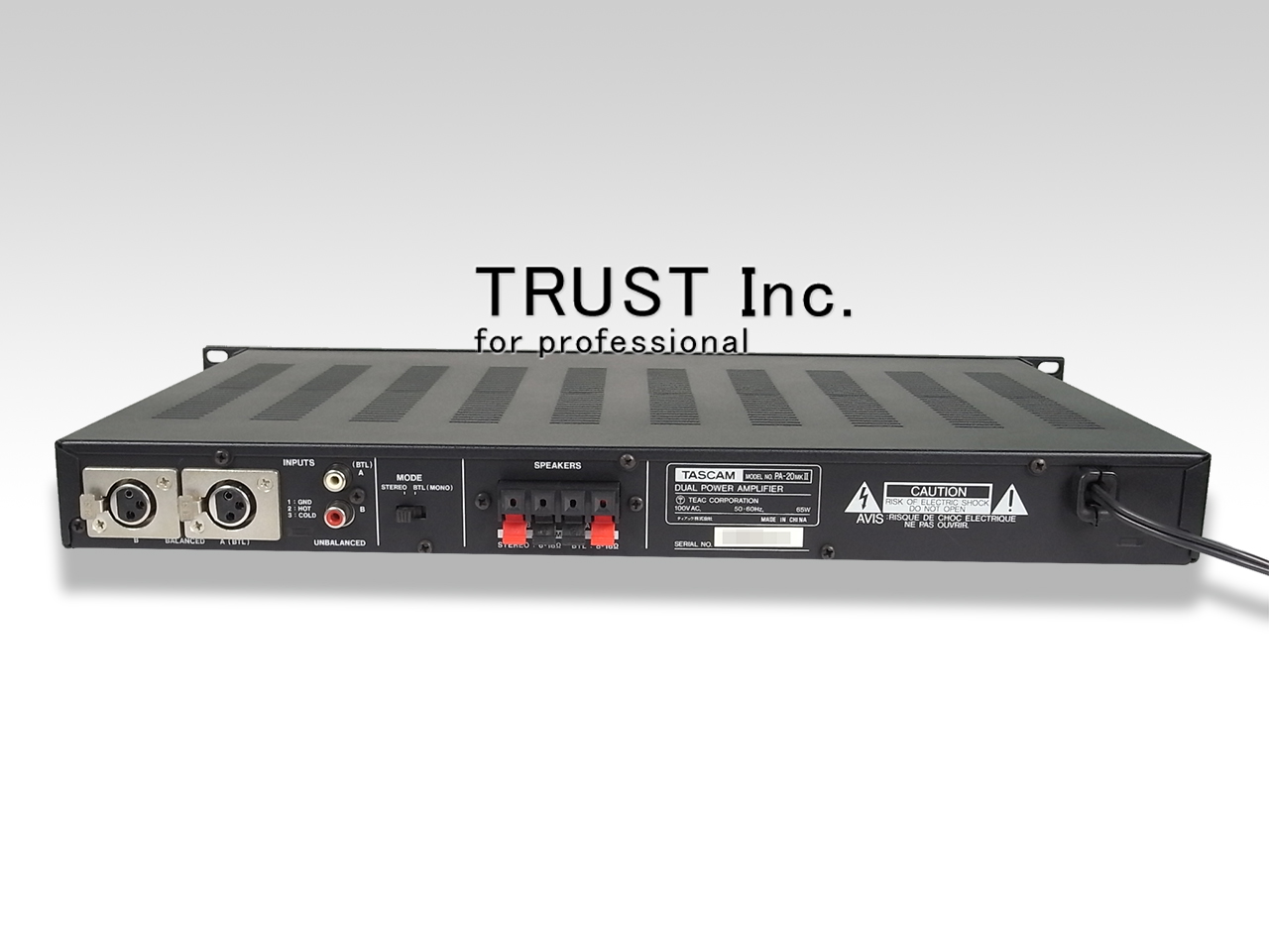アンプ TASCAM PA-20mk2 PA-20MK2 / Power Amplifier【中古放送用・業務用 映像機器