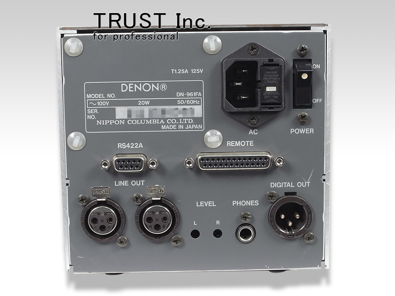 DN-961FA / CD Player【中古放送用・業務用 映像機器・音響機器の店