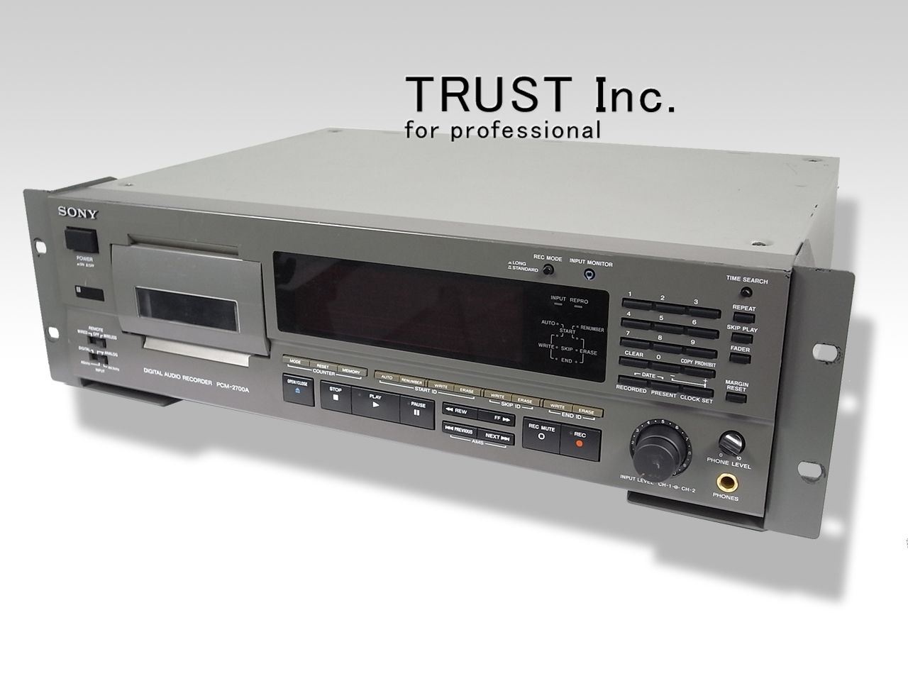 PCM2700A / DAT Recorder【中古放送用・業務用 映像機器・音響機器の店 トラスト株式会社】