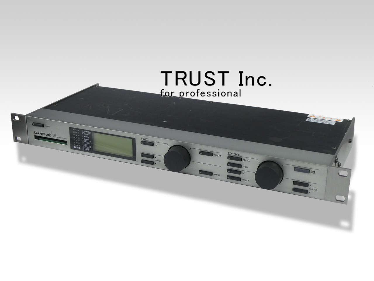 配信機器・PA機器・レコーディング機器 TC Electronic D22 D22 / DIGITAL BROADCAST DELAY【中古放送用・業務用 映像機器・音響