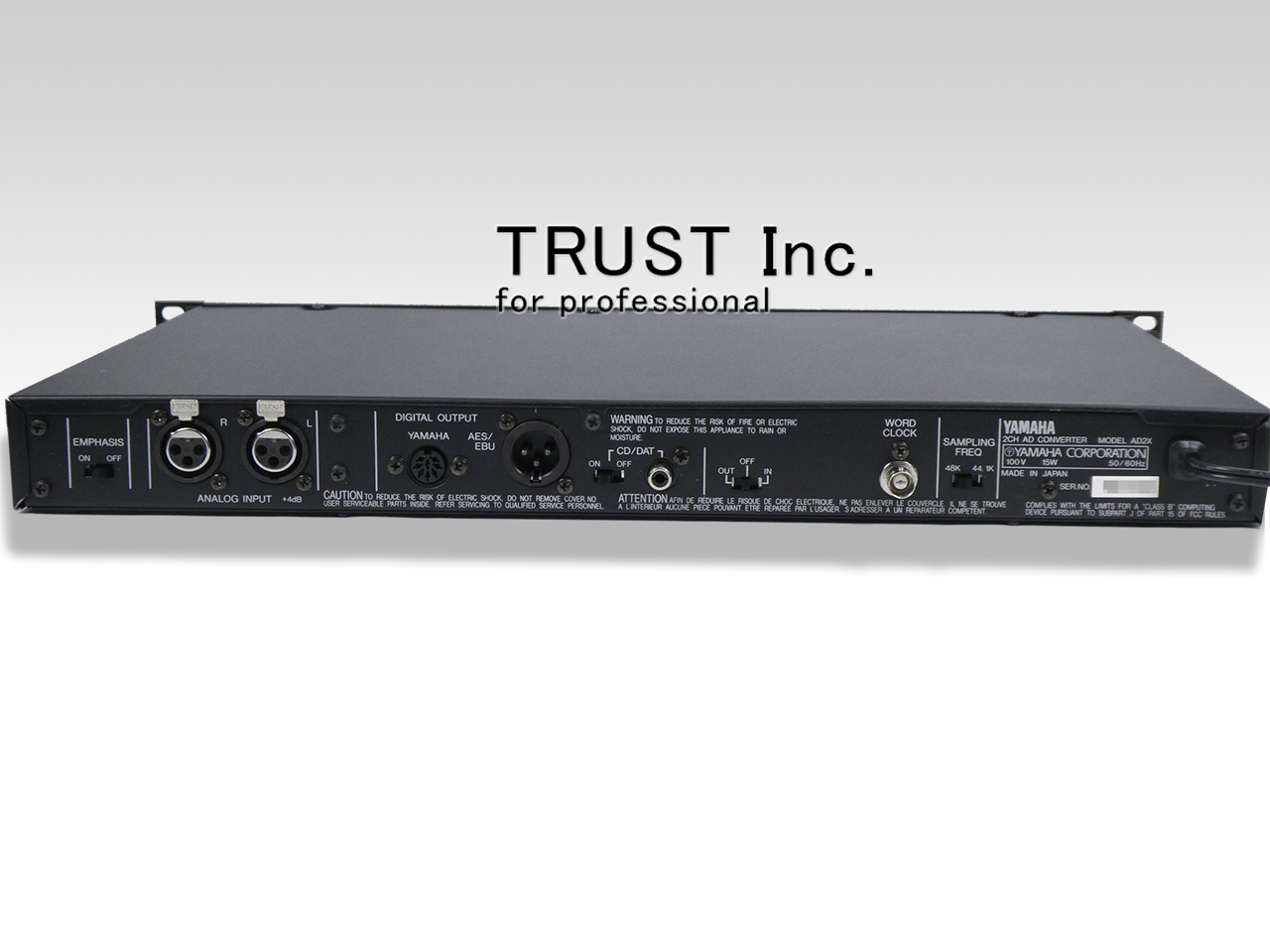 AD2X / 2ch Audio A/D Converter【中古放送用・業務用 映像機器・音響