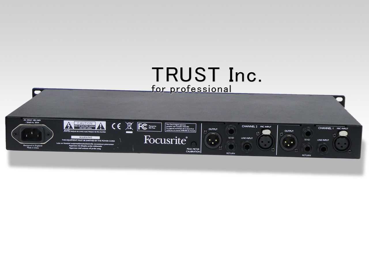 Focusrite ISA Two マイクプリアンプ Dual Mono Focusrite ISA Two 2-channel Microphone Preamp | Sweetwater
