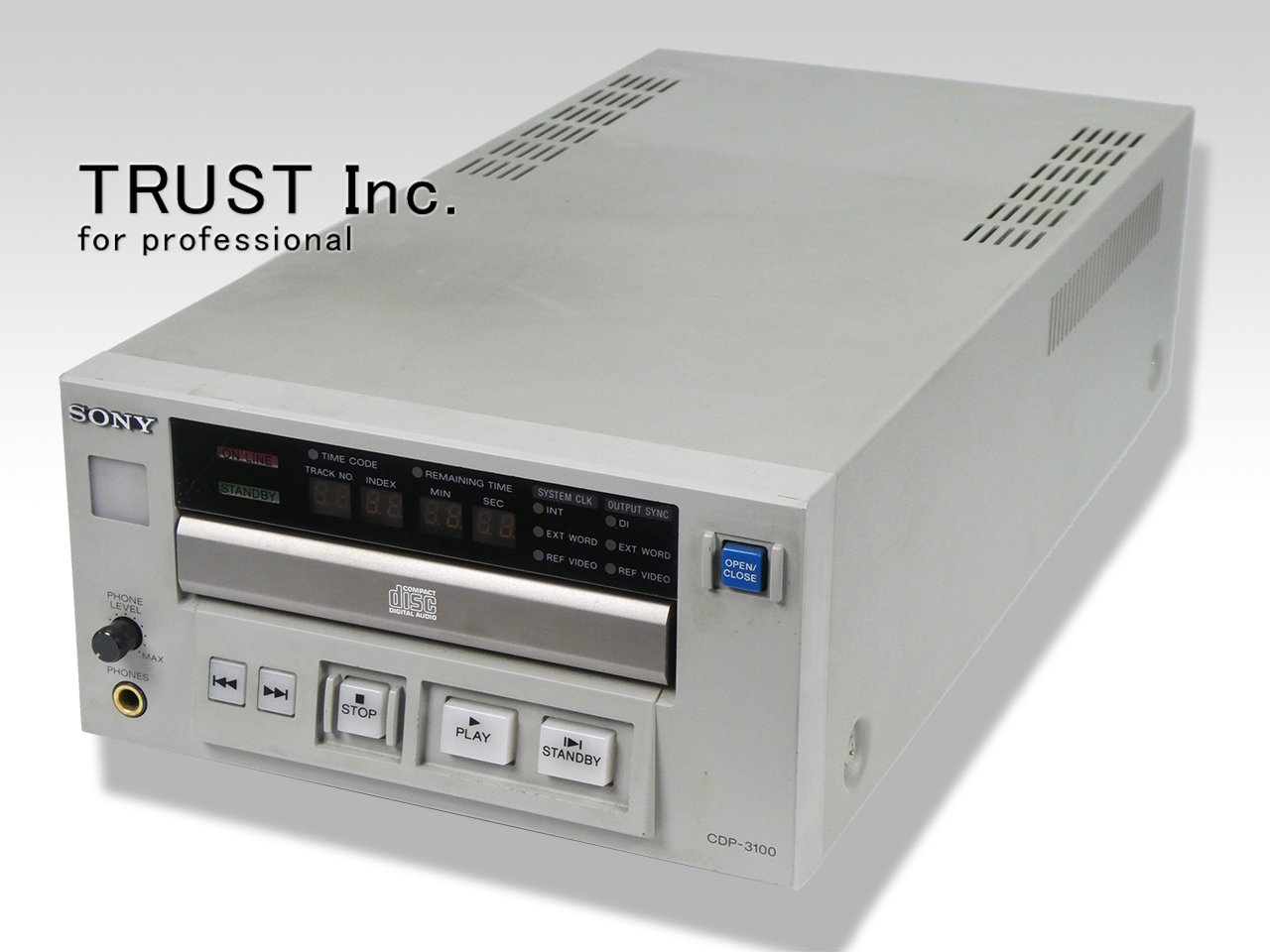 【名機】【現状品】【業務用CDプレーヤー】SONY / CDP-3100 / 音響機器 / オーディオ / 業務用