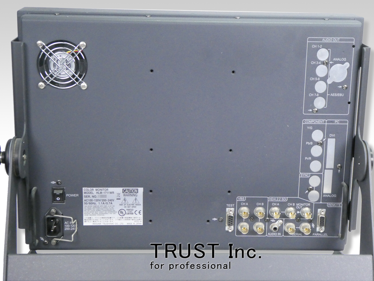 HLM-1711WR / 17inch LCD Monitor【中古放送用・業務用 映像機器・音響