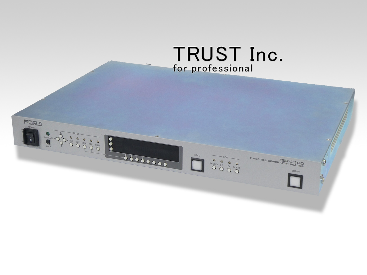 TGR-2100 / Time Code Generator Reader【中古放送用・業務用 映像機器・音響機器の店 - トラスト株式会社】