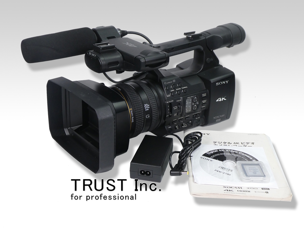 66％以上節約 SONY 4K ビデオカムコーダー PXW-Z100 XDCAM