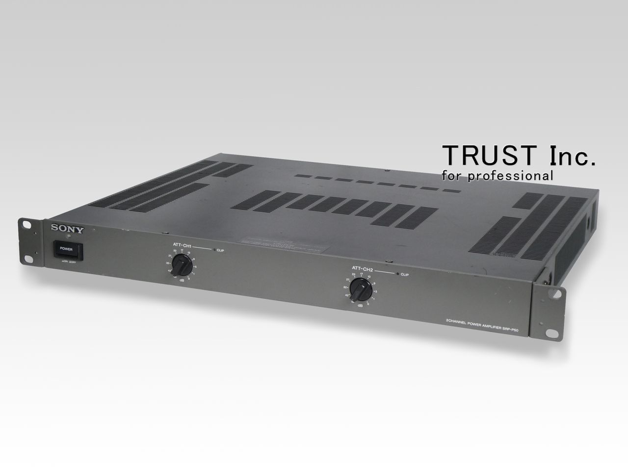 Srp P50 2ch Power Amplifier 中古放送用 業務用 映像機器 音響機器の店 トラスト株式会社