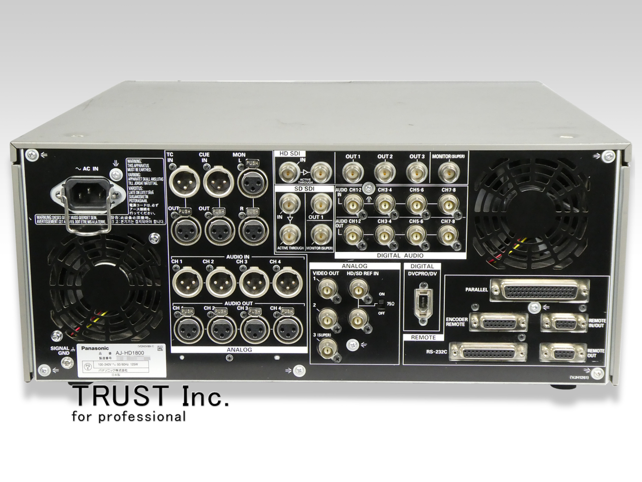 AJ-HD1800 / DVCPROHD Recorder【中古放送用・業務用 映像機器・音響