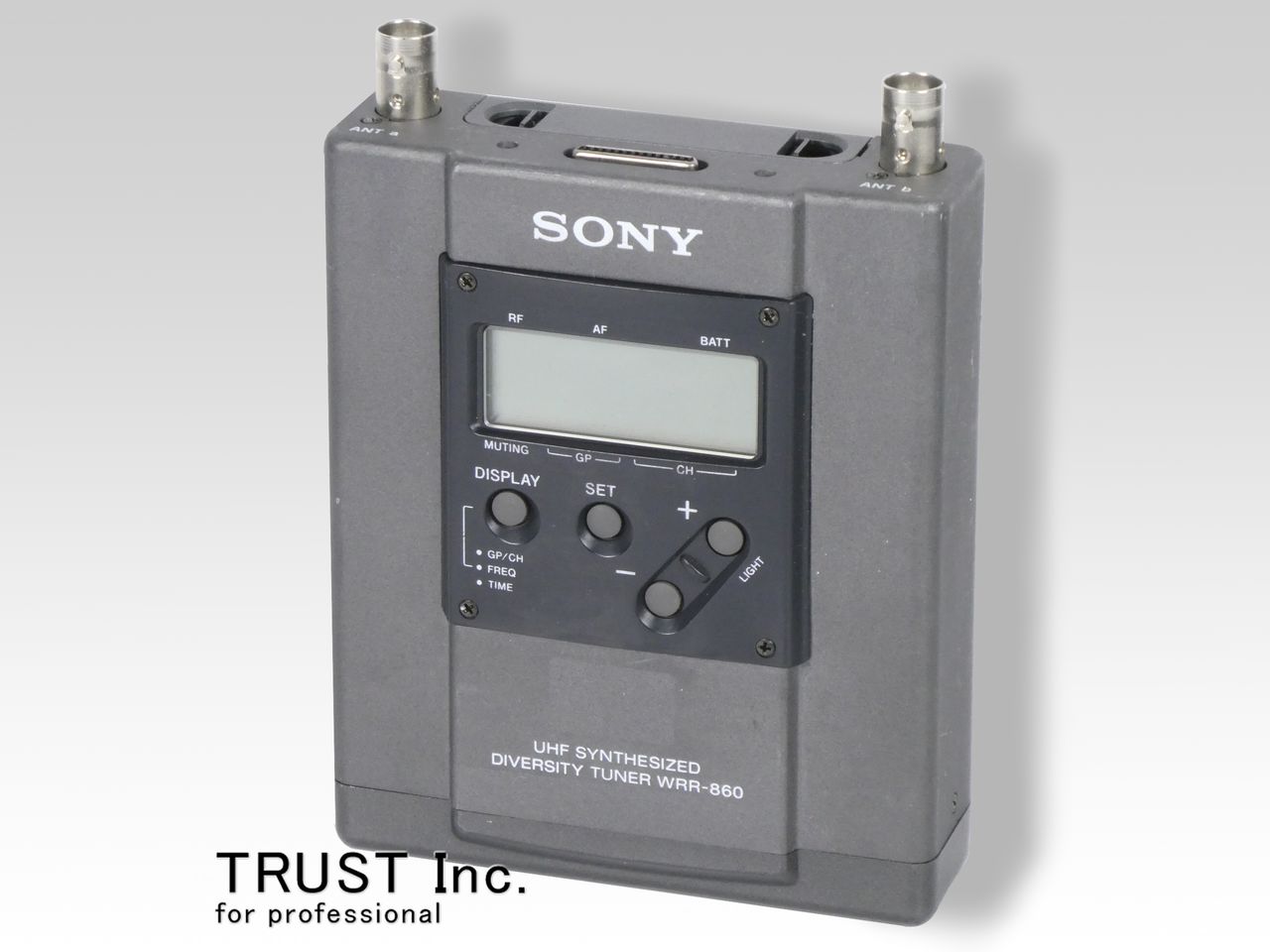 WRR-860 / UHF Synthesizer Portable Diversity Tuner【中古放送用