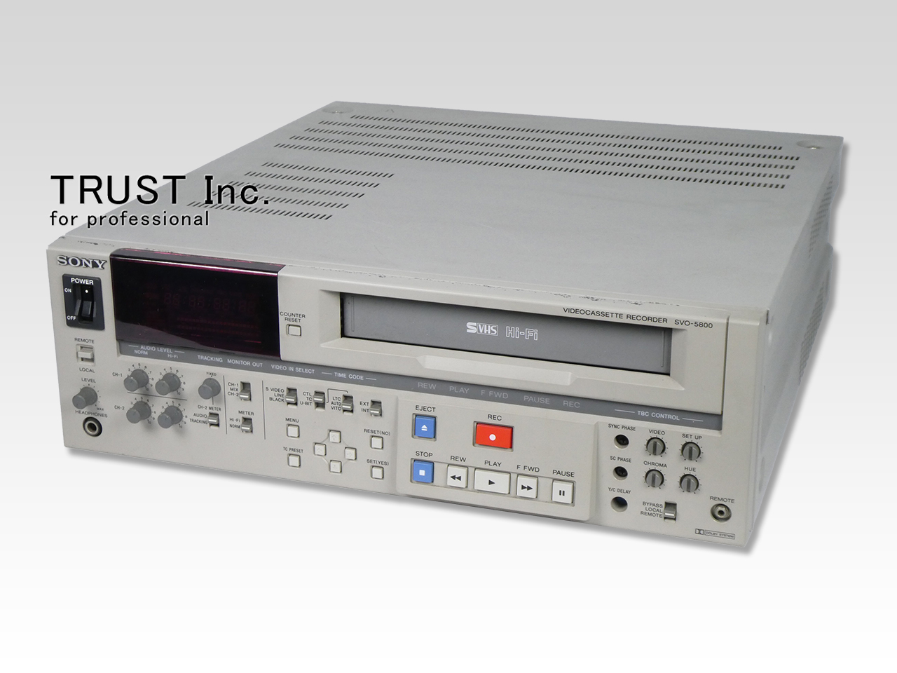 SVO-5800 / S-VHS Recoder【中古放送用・業務用 映像機器・音響機器の