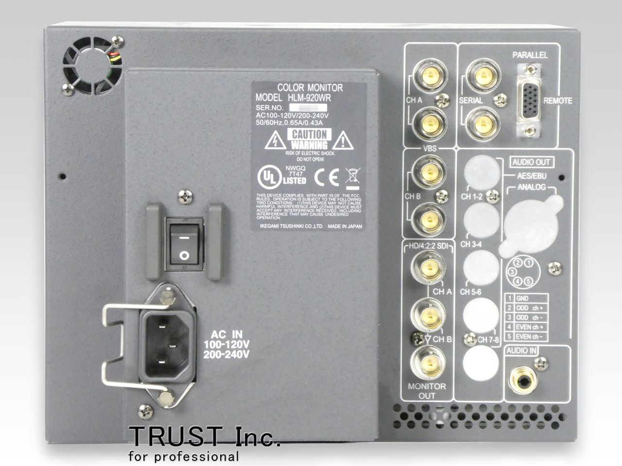 HLM-920WR / 9inch LCD Monitor【中古放送用・業務用 映像機器