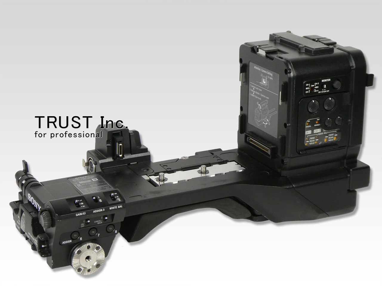 フネ見つけました。SONY CBK-55BK F55 用　リグユニット CBK-55BK EFP-style Build-up Kit for PMW-F5/55 Cameras - Sony Pro