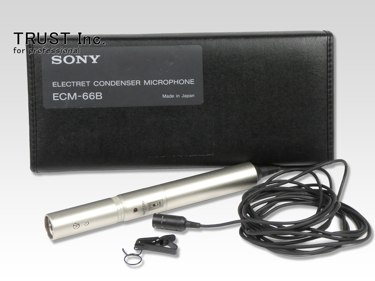 ☆完動品☆ SONY ソニー ECM-66B 業務用 ピンマイク エレクトレット