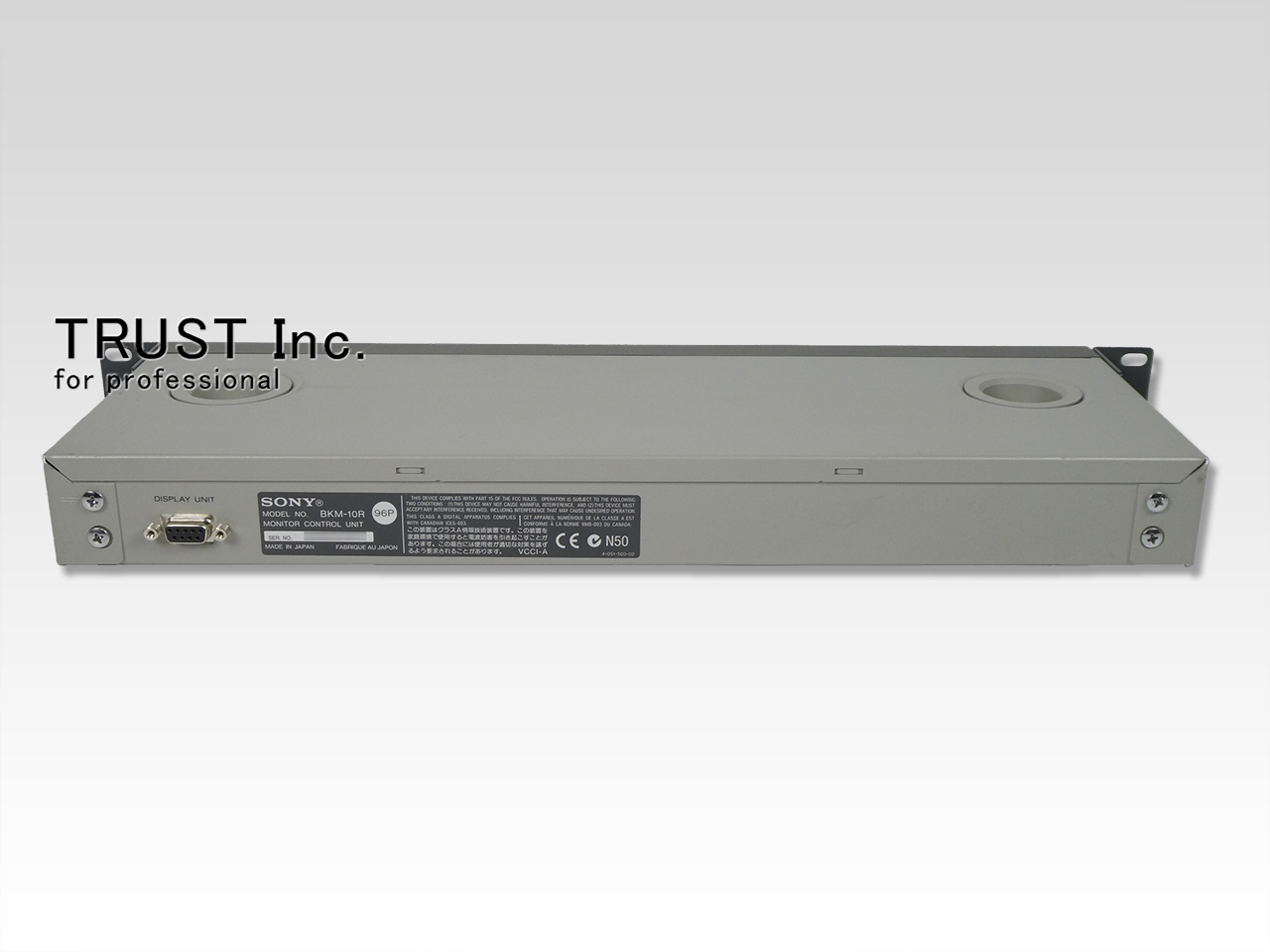 【レア】 SONY BKM-10R オーディオ機器 BKM-10R / Monitor Control unit【中古放送用・業務用 映像機器