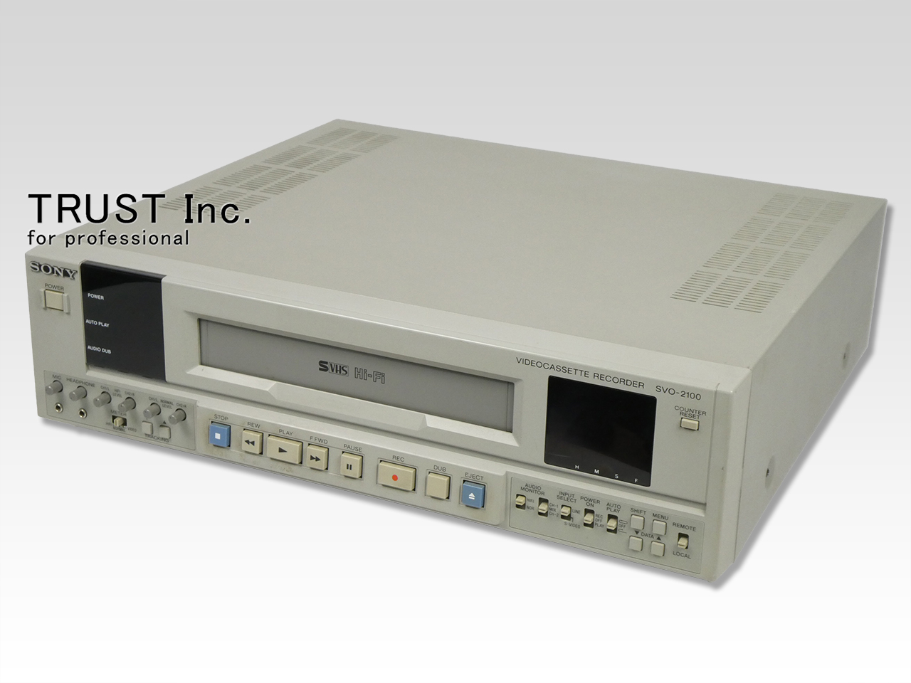 SVO-2100 / S-VHS Recoder【中古放送用・業務用 映像機器・音響機器の
